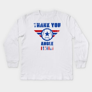 Kurt Angle Ruins Kids Long Sleeve T-Shirt